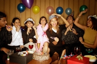 Young adults celebrating birthday - Asia Images Group
