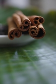 Close-up of cinnamon sticks - Asia Images Group