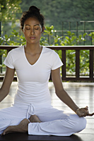 woman practicing yoga - Cedric Lim