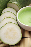 Sliced cucumber, bowl - Nugene Chiang