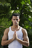 man practicing yoga - Alex Mares-Manton