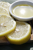 Herbal tea with sliced lemons - Nugene Chiang