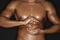 torso of muscular man - Alex Mares-Manton