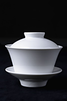 Still life of white pot with lid - Ellery Chua