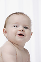 Portrait of smiling baby - Alex Mares-Manton