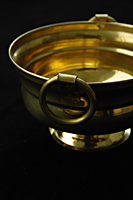 Brass bowl with handles - Nugene Chiang