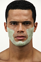 Man wearing avocado face mask - Alex Mares-Manton