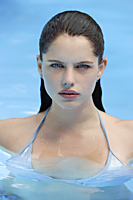 Portrait of woman in pool - Alex Mares-Manton