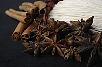 Cinnamon, noodles and star anise - Ellery Chua