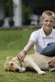 boy with dog - Alex Mares-Manton
