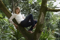 young girl in tree - Alex Mares-Manton