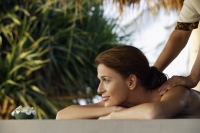 woman receiving massage outside - Alex Mares-Manton