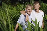 young boys in field - Alex Mares-Manton
