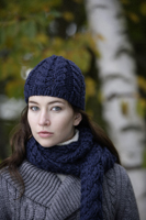 Portrait of young woman in winter woolens - Alex Mares-Manton