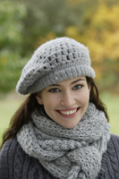 Young woman in knit hat and scarf - Alex Mares-Manton