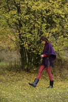 Young woman wandering through grove - Alex Mares-Manton
