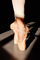 ballerina's feet in toe shoes - Alex Hajdu