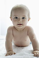 portrait of nude baby - Alex Mares-Manton